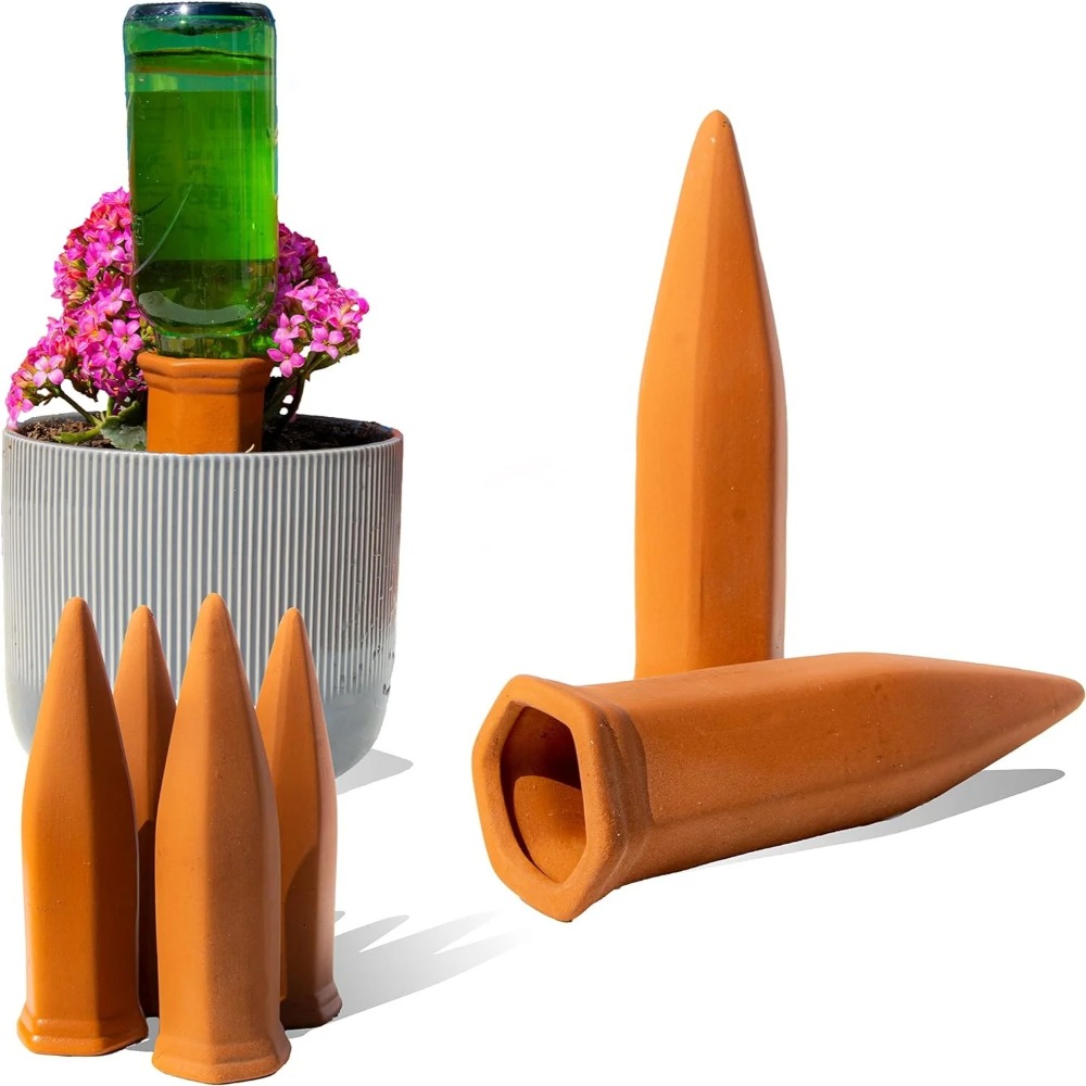 Automatic Plant Waterer - 6-Pack Natural Self Watering Spikes -