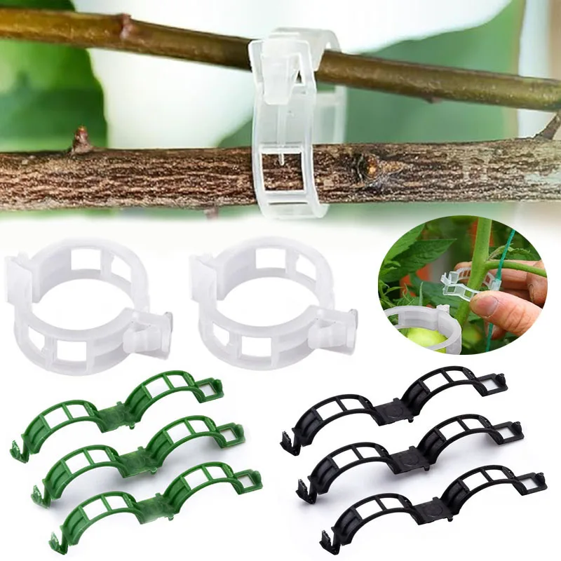 Gardening Tools For Vines - 100PCS Plant Fixing Clips Reusable Plant
