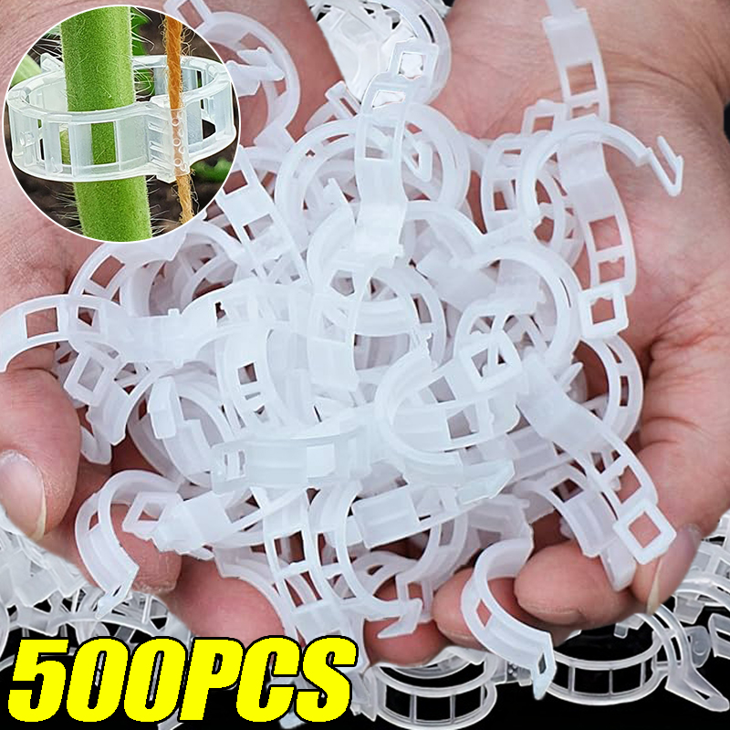 Gardening Tools For Vines - Plant Support Clips Reusable Plastic Connects