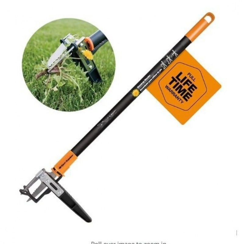 Grass Seed Spreader - Weed Puller Tool Lightweight Aluminum Quick