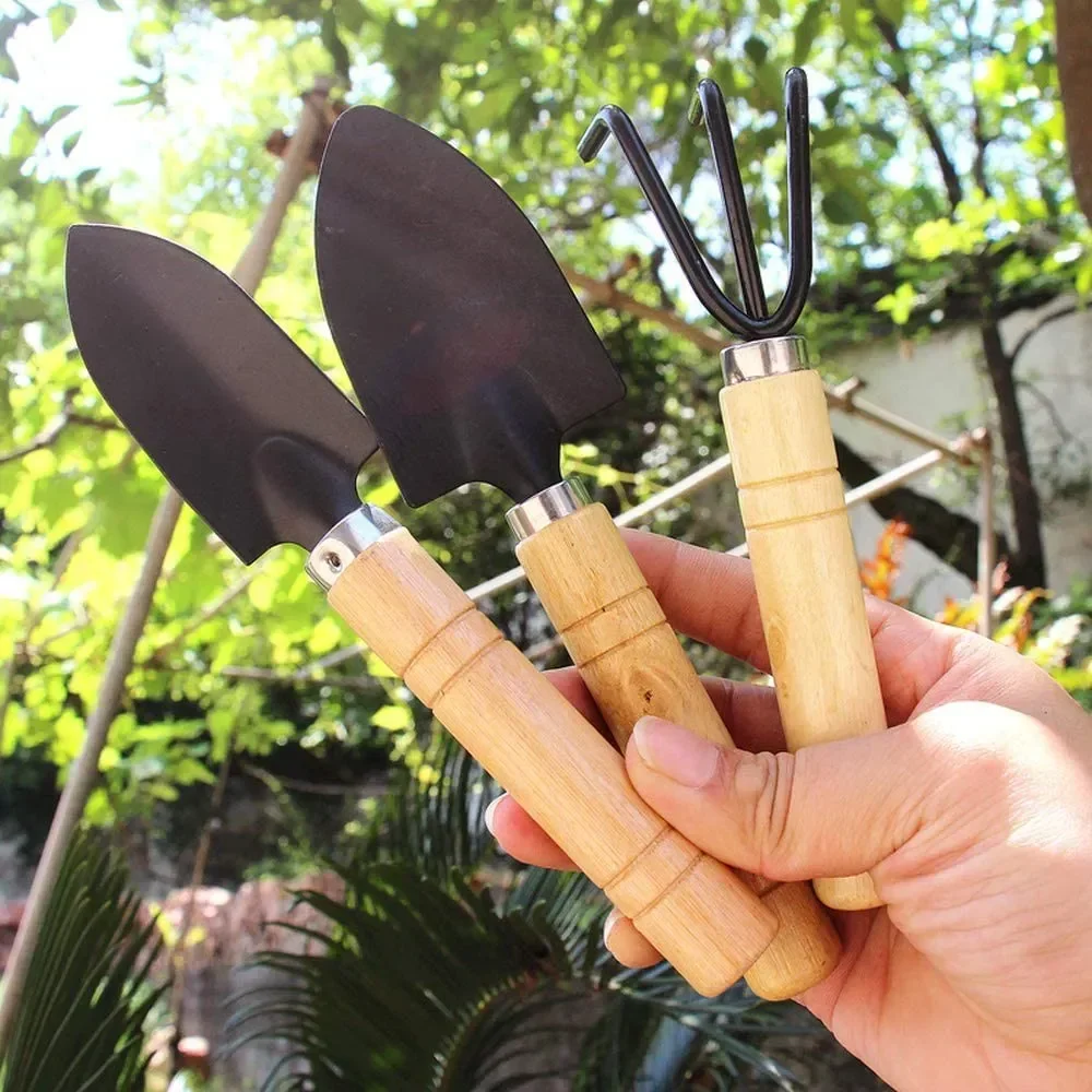 Gardening Tools For Digging - 3Pcs/Set Mini Garden Tool Set Small