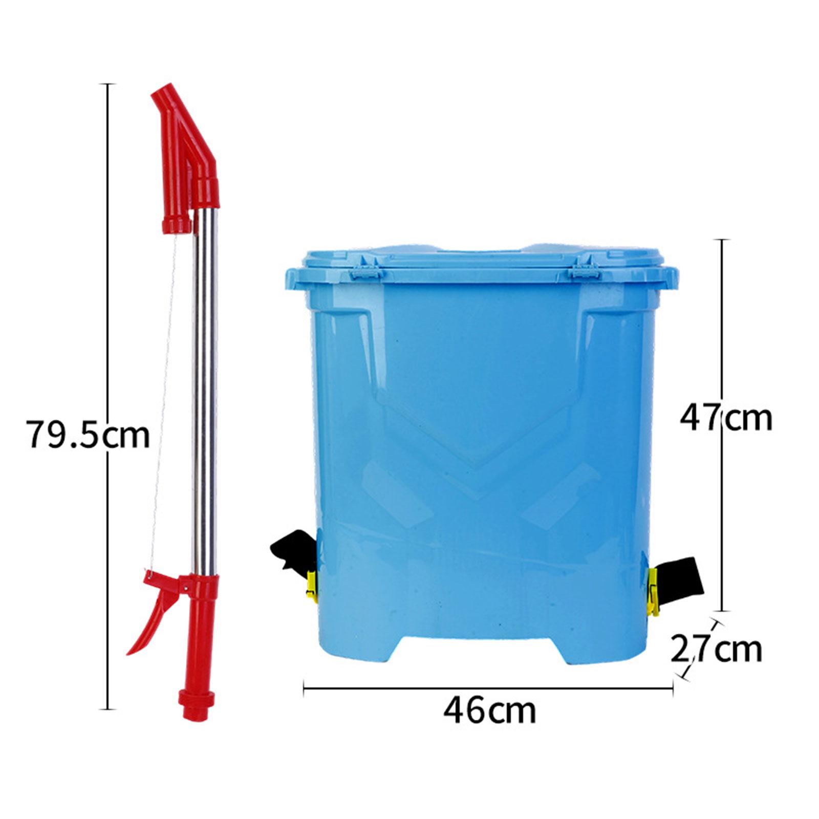 Grass Seed Spreader - Fertilizer Spreader Backpack Large Bucket Hand