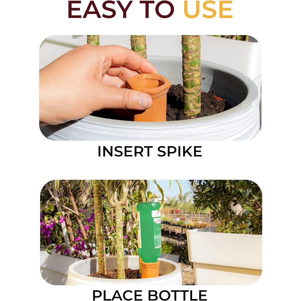 6-Pack Natural Self Watering S - огляд і ціна Automatic Plant Waterer