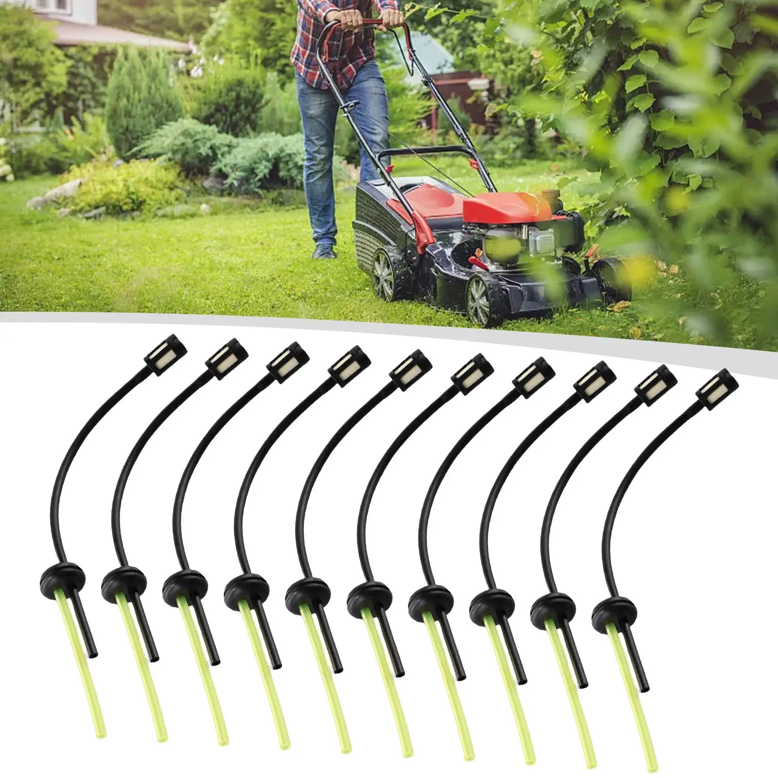 10PCS Fuel Hose Pipe with Fuel - огляд і ціна Gardening Tools Yellow