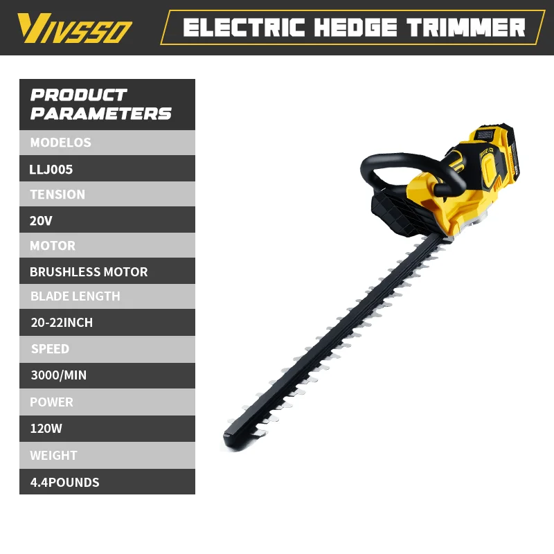 VIVSSO Cordless Electric Hedge - огляд і ціна Gardening Tools And Accessories