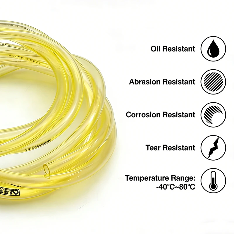 50cm/1/2/3M Yellow TPU Fuel Ga - огляд і ціна Gardening Tools Yellow