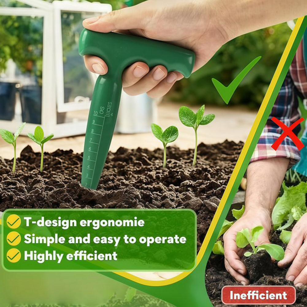 Handheld Garden Hole Puncher C - огляд і ціна Gardening Tools For Digging