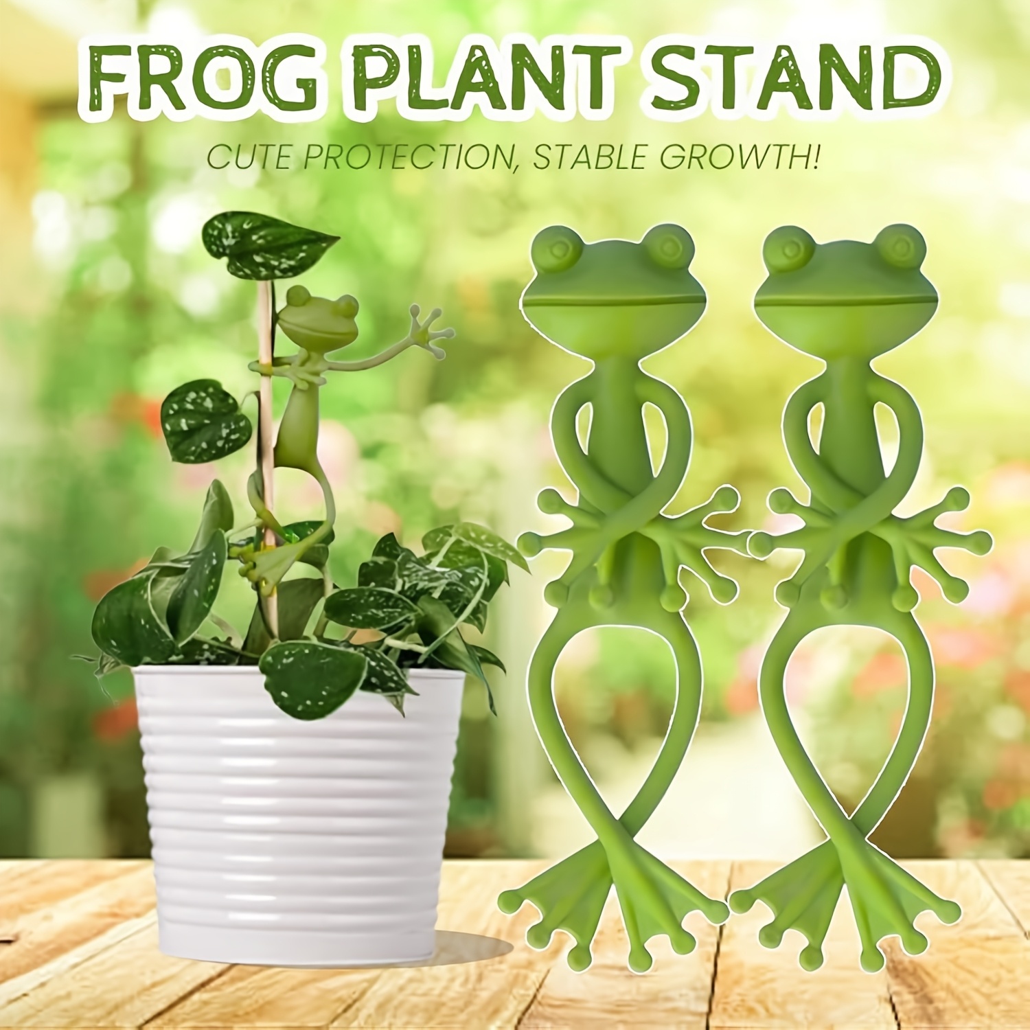 Creative Green Frog Plant Fixi - огляд і ціна Gardening Tools For Vines