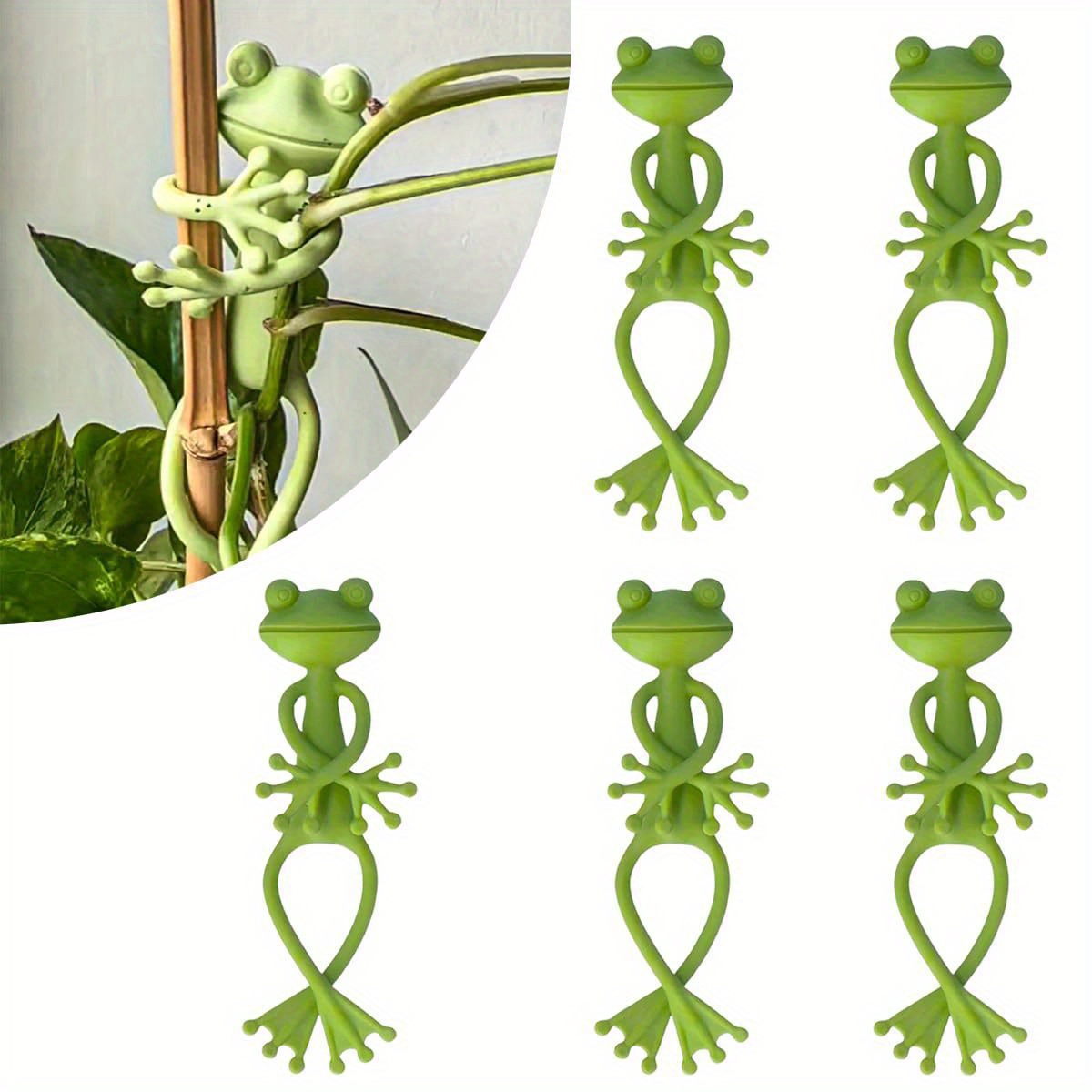 Creative Green Frog Plant Fixi - огляд і ціна Gardening Tools For Vines