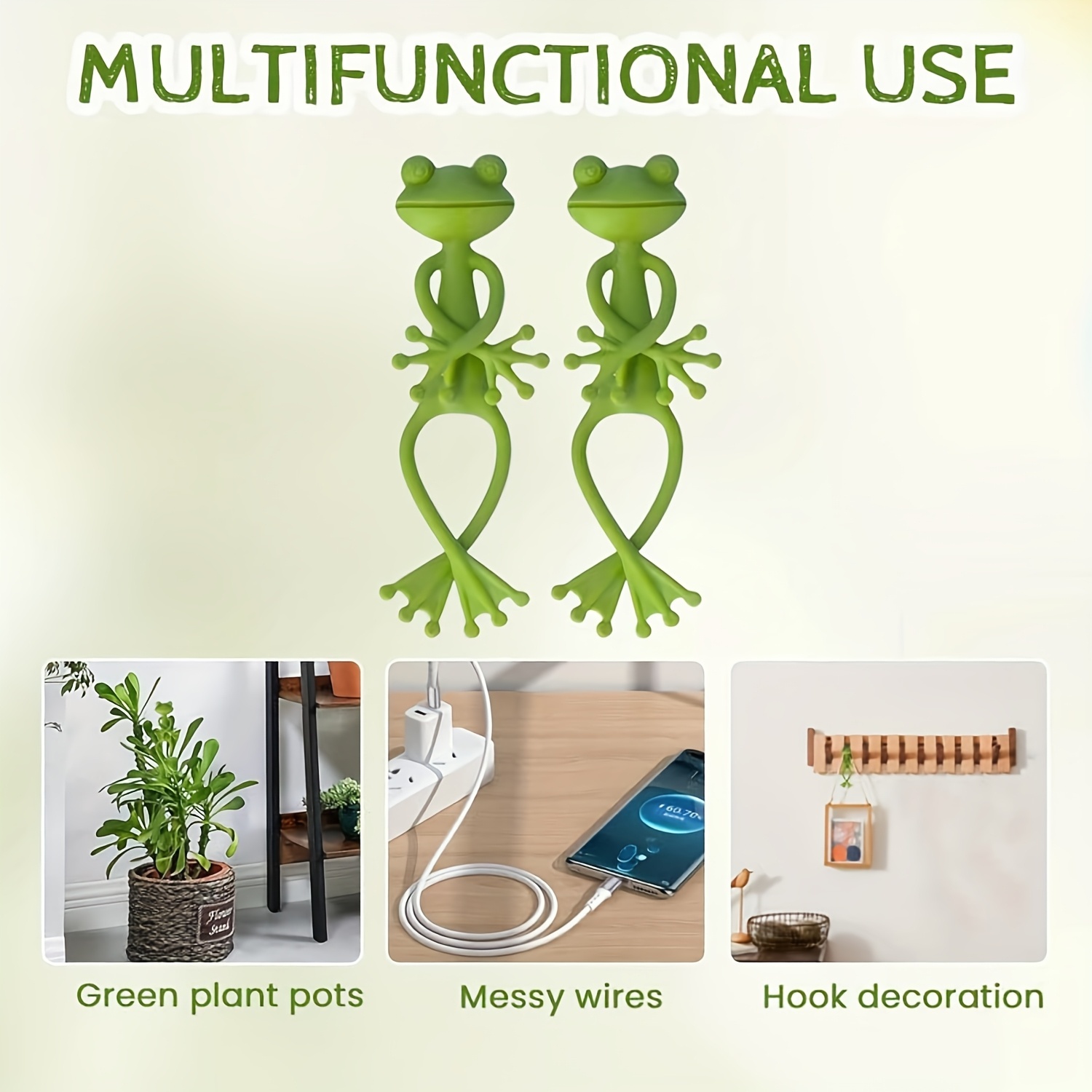 Creative Green Frog Plant Fixi - огляд і ціна Gardening Tools For Vines