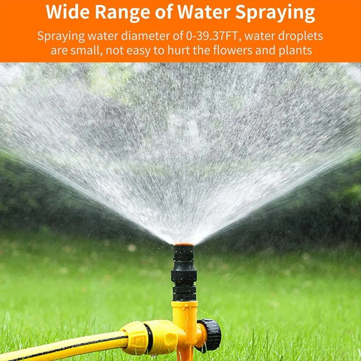 AT16 Garden Sprinkler 360° Rot - огляд і ціна Gardening Tools Yellow
