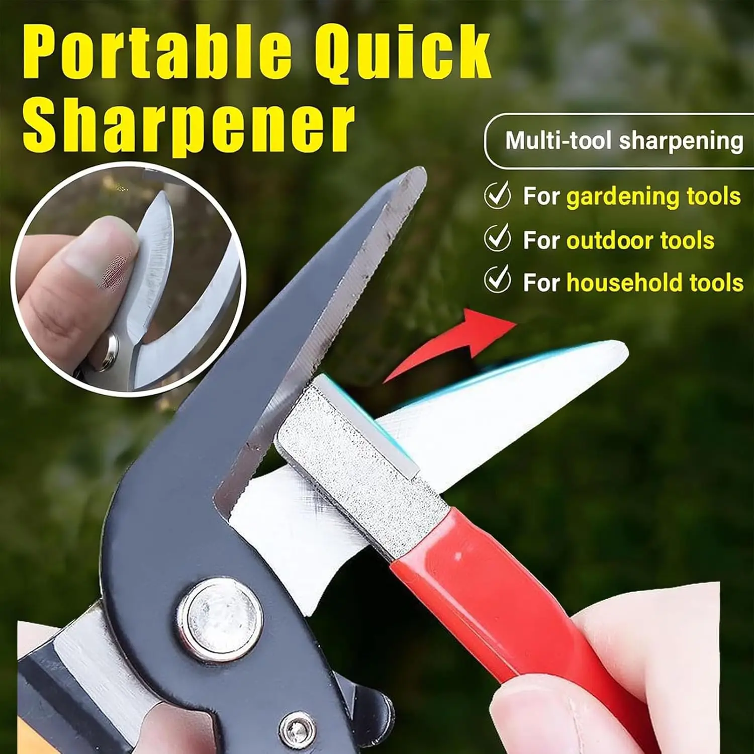 Portable Quick Sharpener Manua - огляд і ціна Gardening Tools Knife