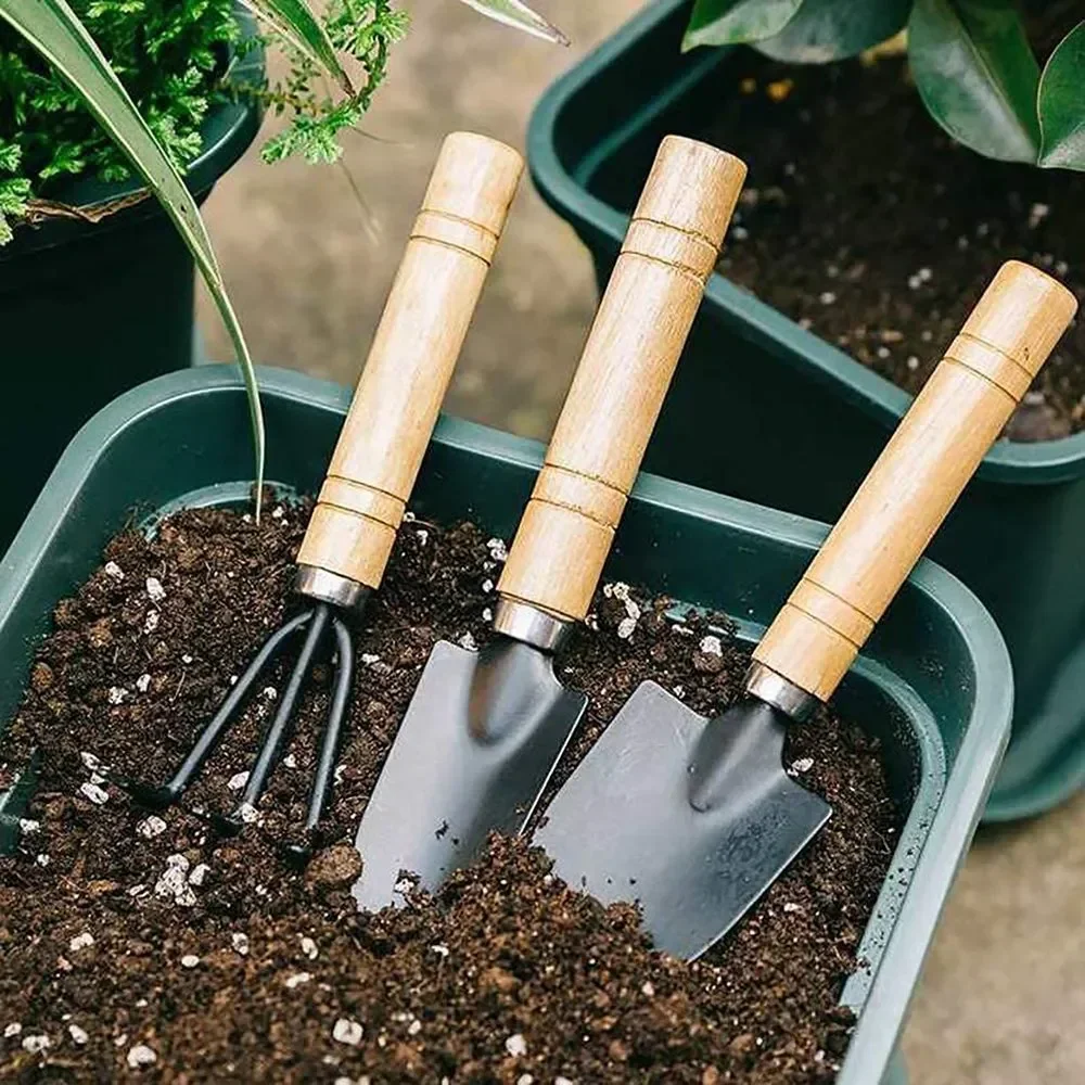 3Pcs/Set Mini Garden Tool Set  - огляд і ціна Gardening Tools For Digging