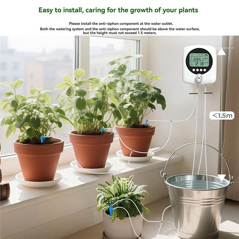 ALIM-For 30 Potted Plants Dual - огляд і ціна Automatic Plant Waterer