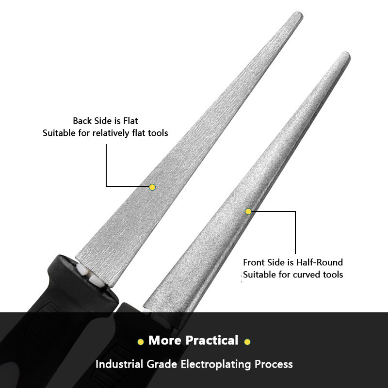 Diamond Sharpener Metal Double - огляд і ціна Gardening Tools Knife