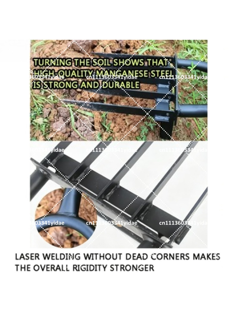 Steel Garden Fork Manual Soil  - огляд і ціна Gardening Tools For Digging
