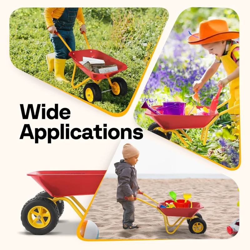 Kids Wheelbarrow Children Gard - огляд і ціна Gardening Tools Toys