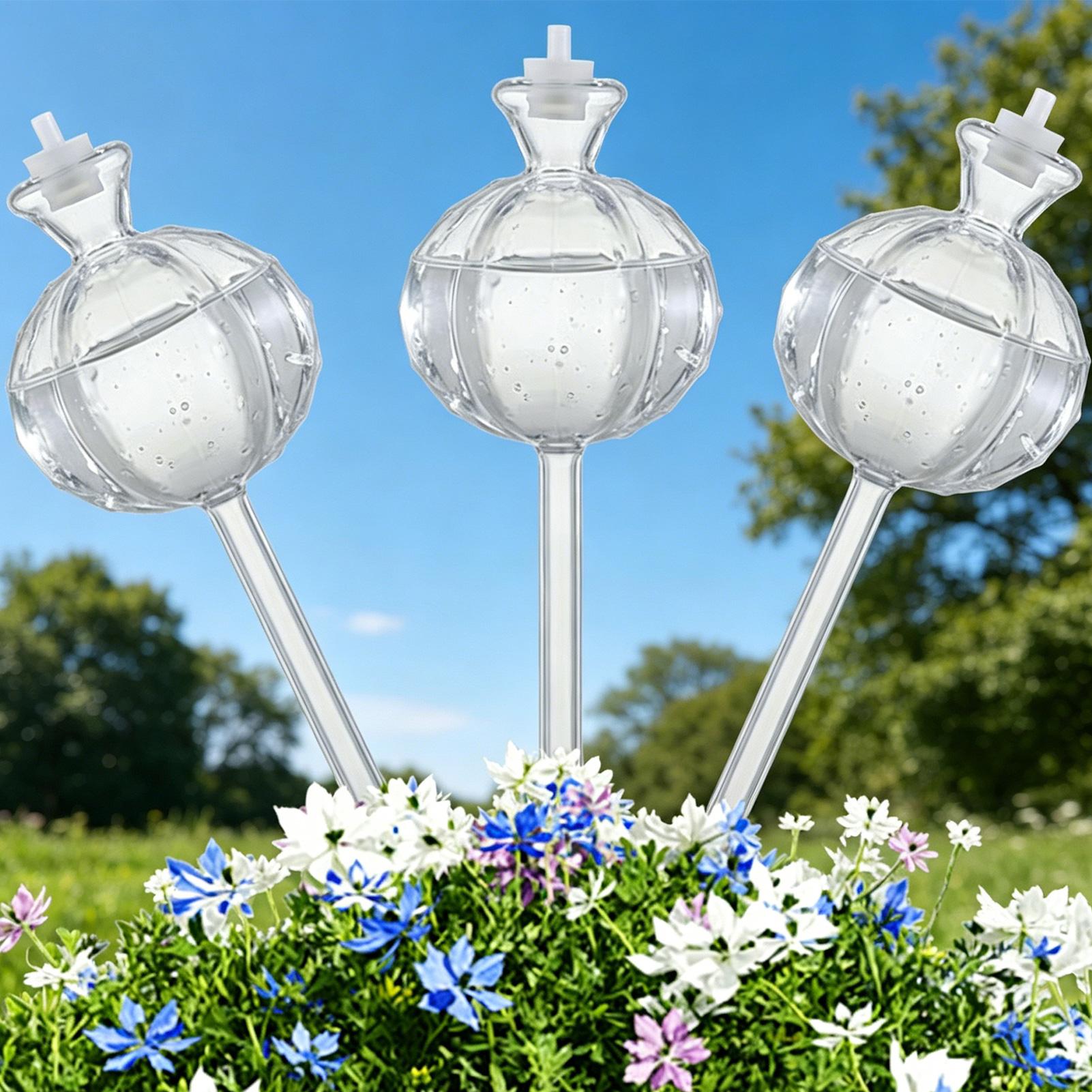 Plant Watering Globes Stakes 3 - огляд і ціна Automatic Plant Waterer
